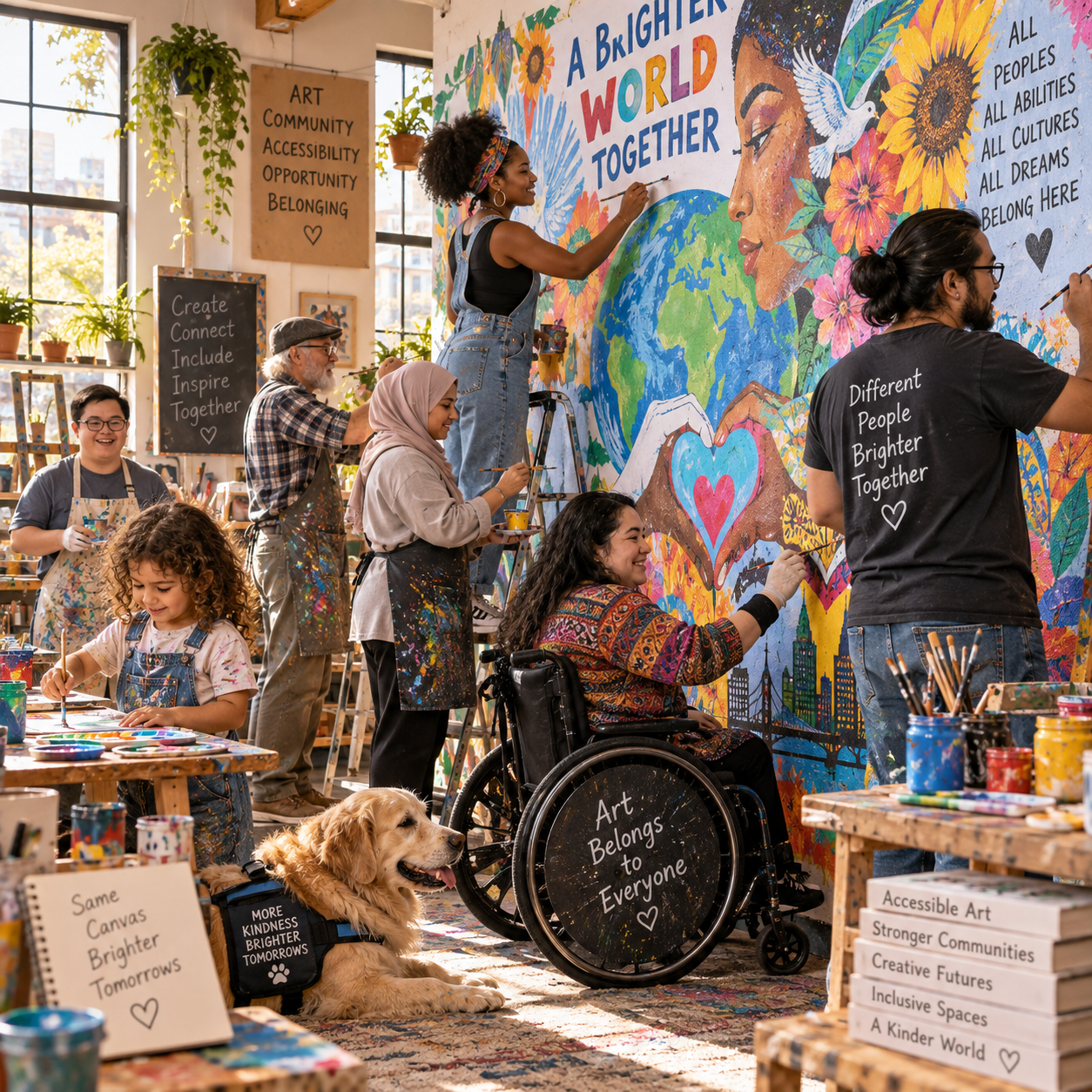 Talleres de arte para fomentar la inclusión social: diseño, actividades y buenas prácticas